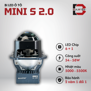 BI LED Ô TÔ MINI S 2.0 SQUARE BULBTEK