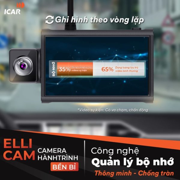 Camera hành trình Ellicam A64GS - Ảnh 2