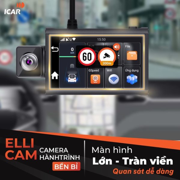 Camera hành trình Ellicam A64GS - Ảnh 3