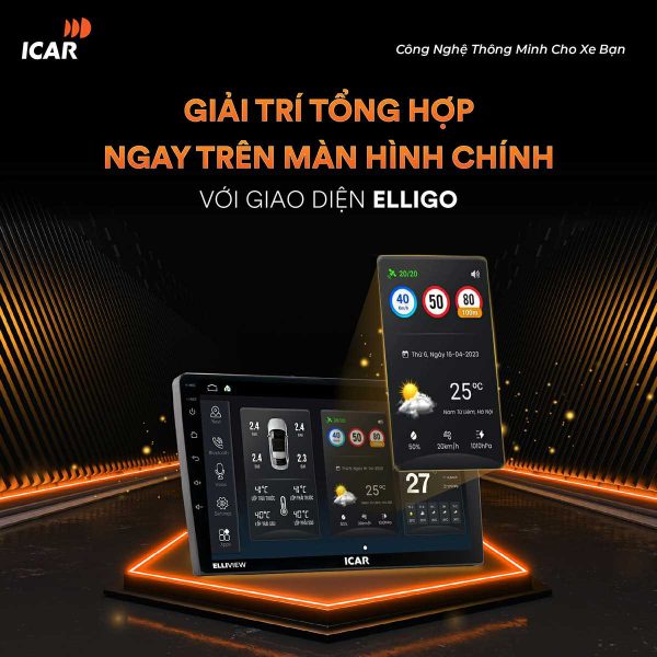 Màn hình Android ICAR Elliview UE Lite 6 - Ảnh 2