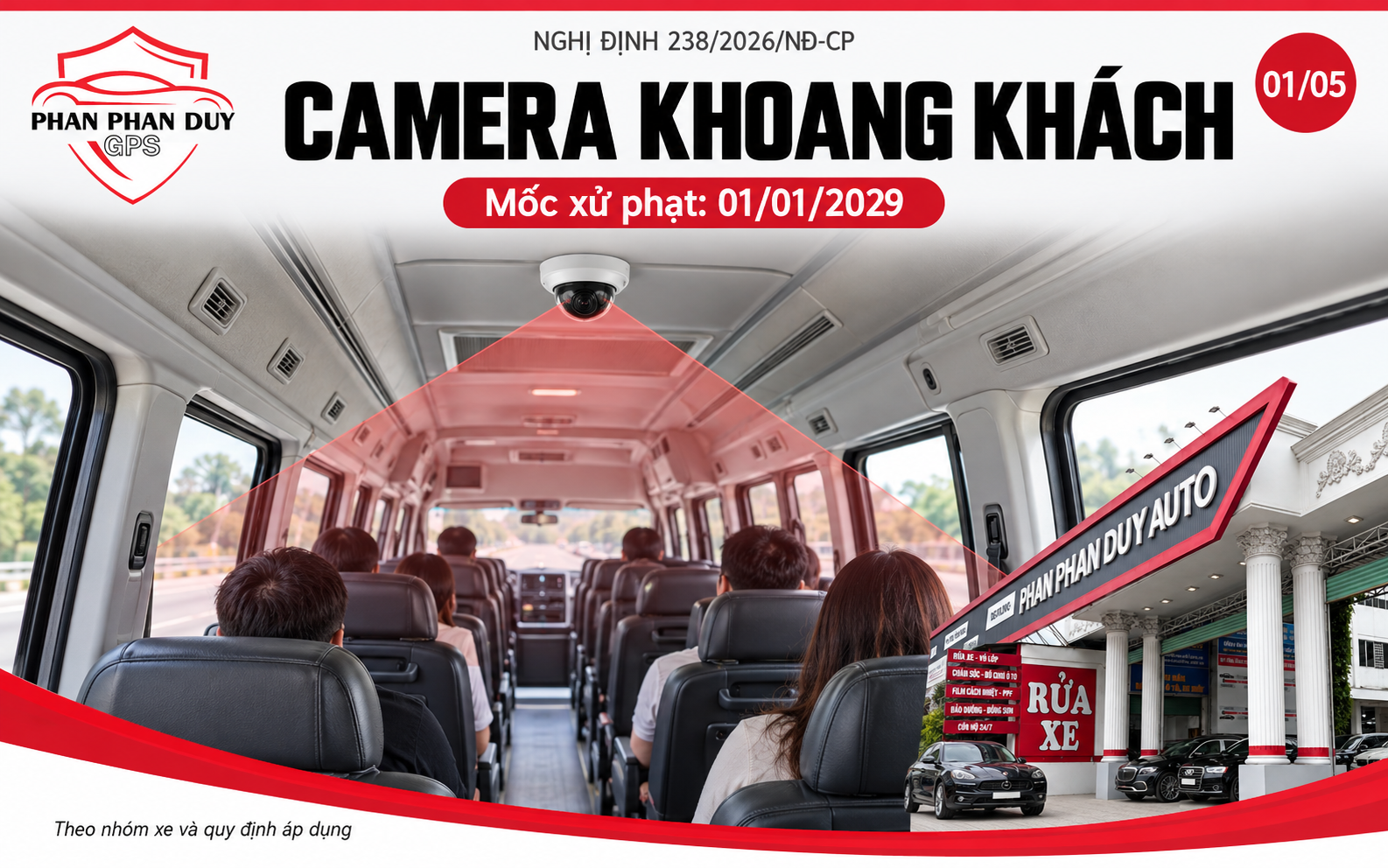 Bổ sung chế tài đối với camera khoang chở khách Nghị định 238