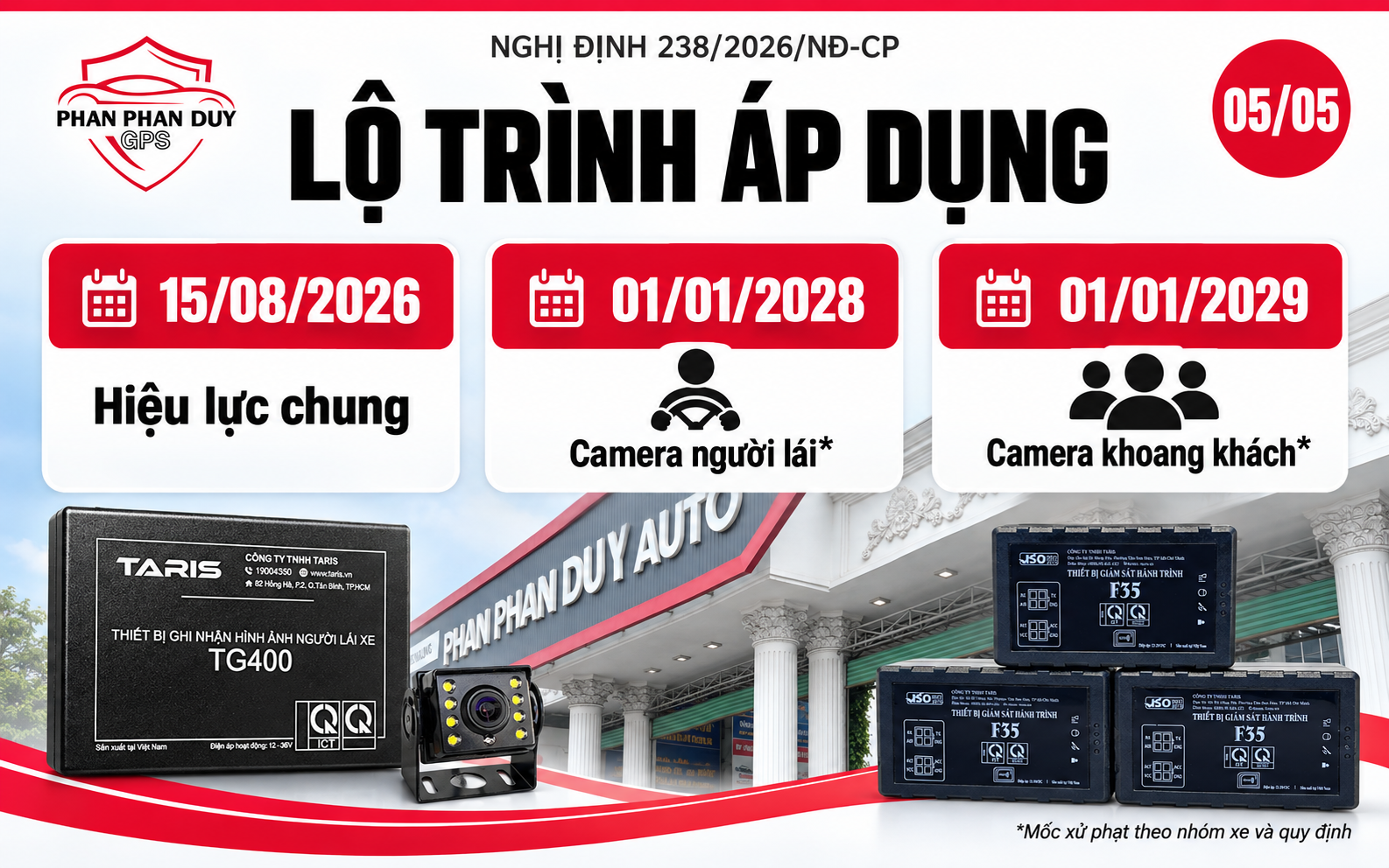 Lộ trình áp dụng cần ghi nhớ Nghị định 238
