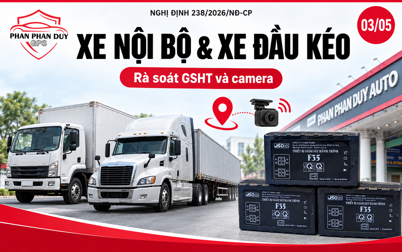 Làm rõ trách nhiệm của xe nội bộ và xe đầu kéo trong Nghị định 238